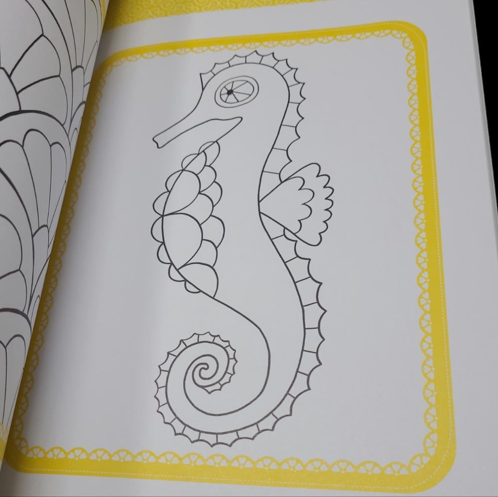 2 NEW ANY AGE COLORING BOOKS BEAUTIFUL COLORING 2016 & FLOWERS 2015 - Picture 3 of 10